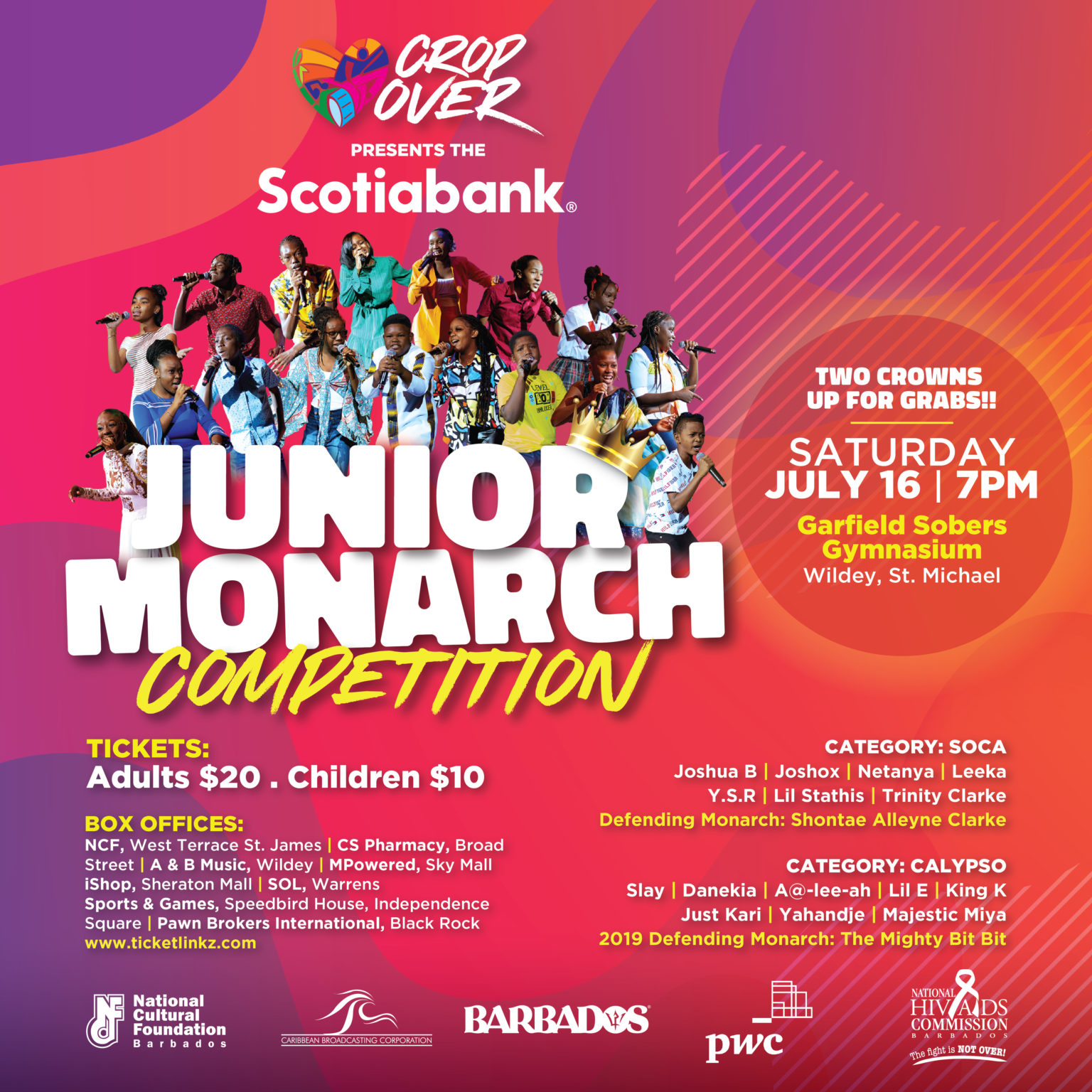 Scotiabank Junior Monarch Competition – National Cultural Foundation ...