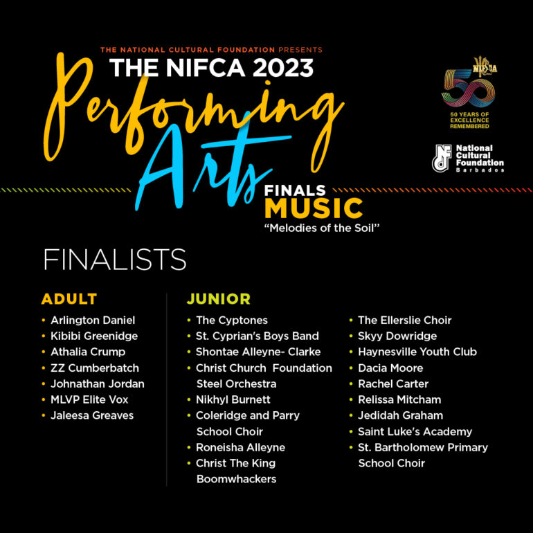 NIFCA 2023 Performing Arts Finals MUSIC Music Finalists 770x770 