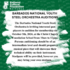 Barbados National Youth Steel Orchestra Auditions