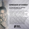 OPEN CALL FOR EXPRESSIONS OF INTEREST