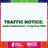 Traffic Restrictions and Parking Arrangements for Junior Kadooment